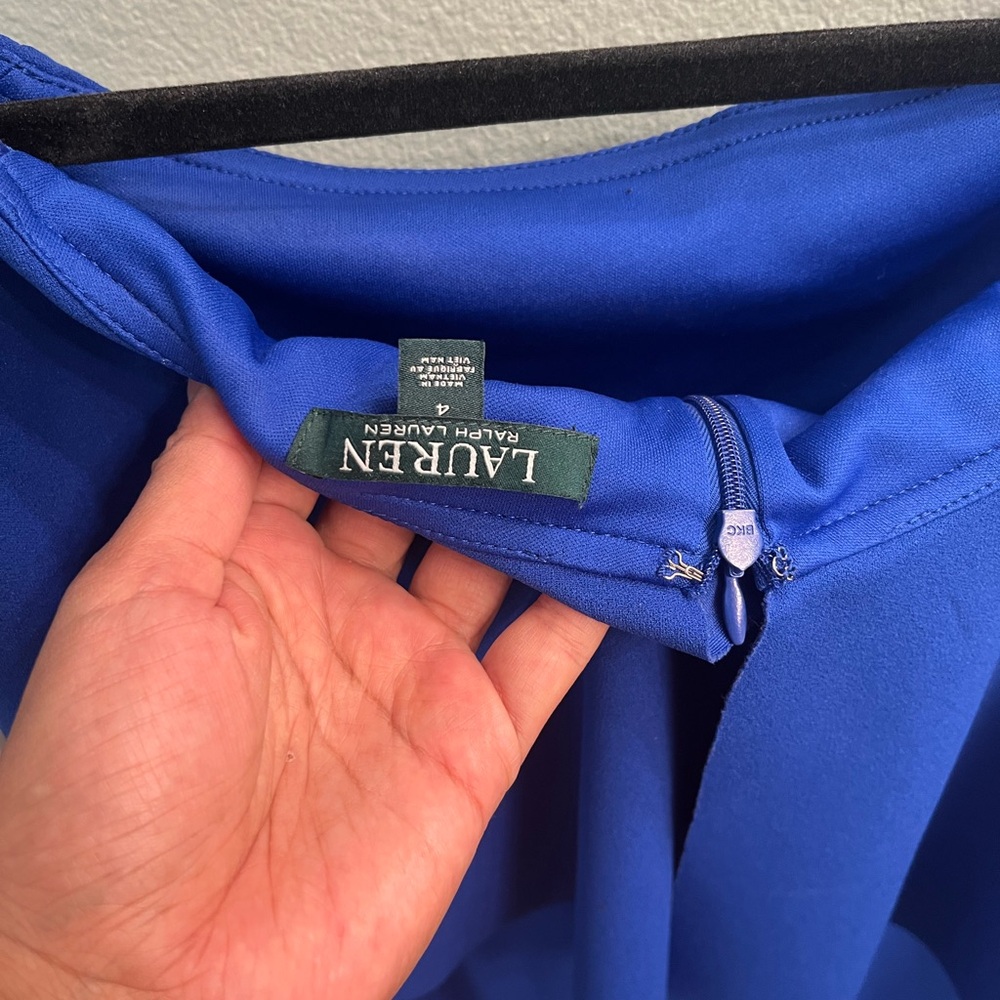 Ralph Lauren blue dress size 4